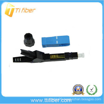 SC/UPC quick splice optical fiber connector